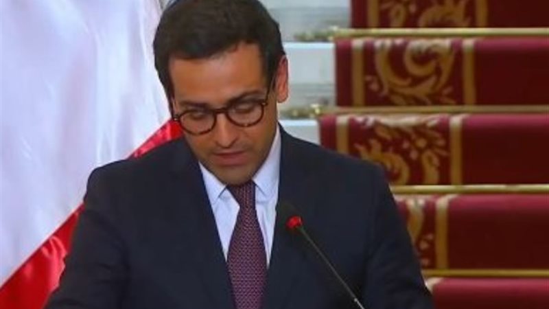 ستيفان سيجورنيه وزير الخارجية الفرنسي