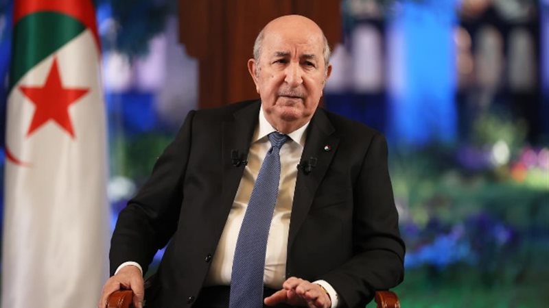الرئيس الجزائرى عبد المجيد تبون