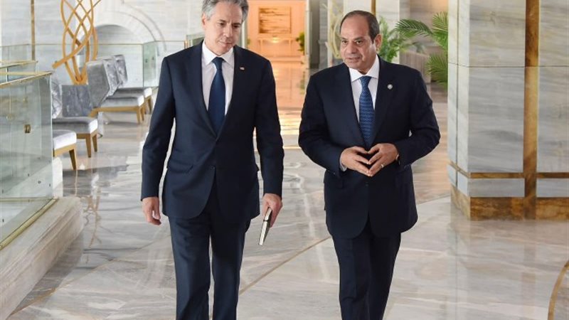 الرئيس السيسي وبلينكن