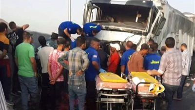 التحفظ على السائق المتسبب في حادث الدائري وإجراء تحليل مخدرات