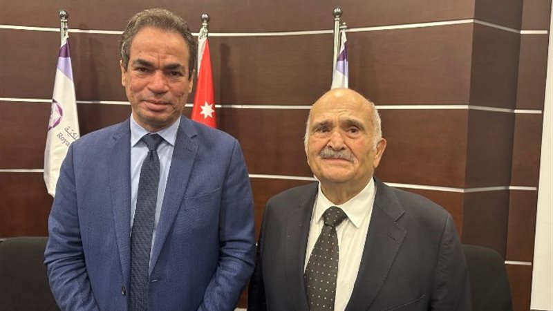 الأمير الحسن بن طلال والكاتب أحمد المسلماني