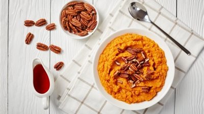 حلوى مصرية لذيذة، طريقة عمل البطاطا بالكراميل بمكونات بسيطة في المنزل