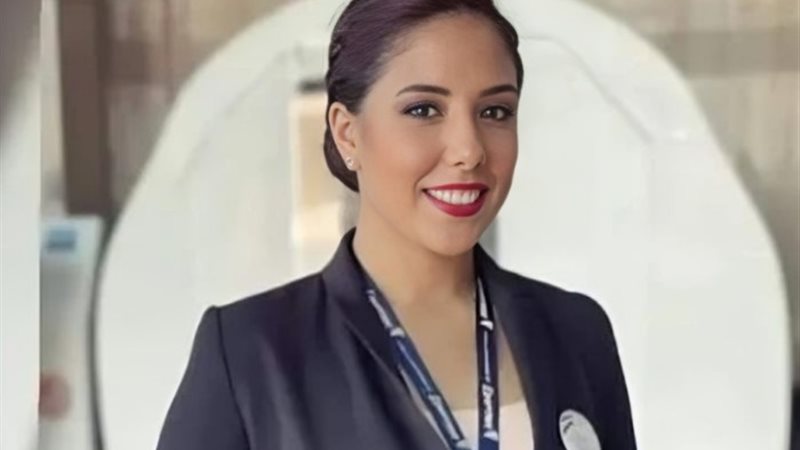 مضيفة الطيران الراحلة ريهام هشام
