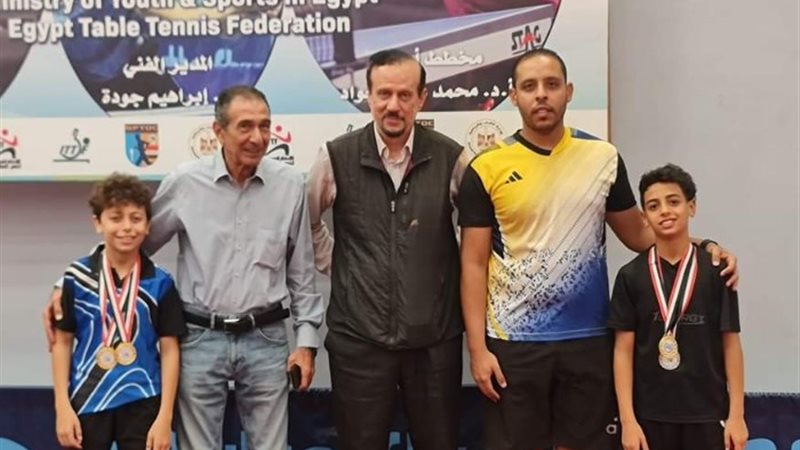 معسكر تدريبي لأبطال المشروع القومي لتنس الطاولة بالمركز الأ