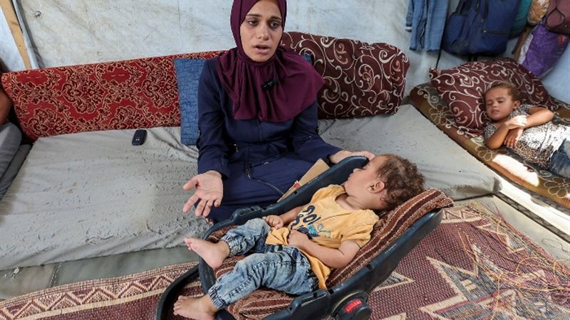 شلل الأطفال في قطاع غزة - أرشيفية