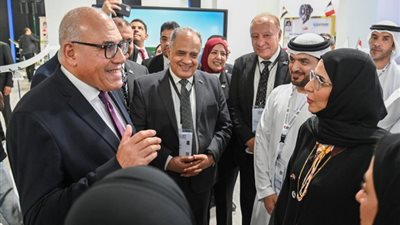 «توازن» الإماراتية تتفقد جناح «العربية للتصنيع» ضمن فعاليات معرض مصر الدولي للطيران