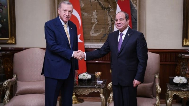 الرئيس السيسي ونظيره التركي - أرشيفية