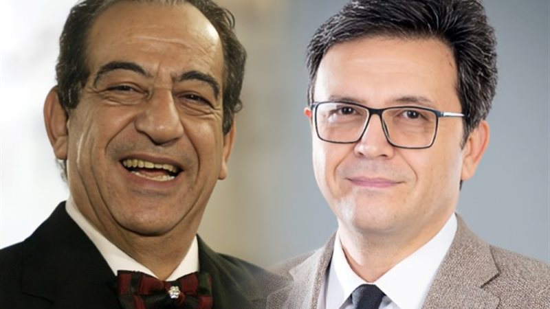 الدكتور أحمد هنو والفنان الراحل أحمد راتب