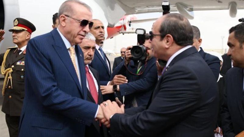 الرئيس عبد الفتاح السيسي والرئيس التركي