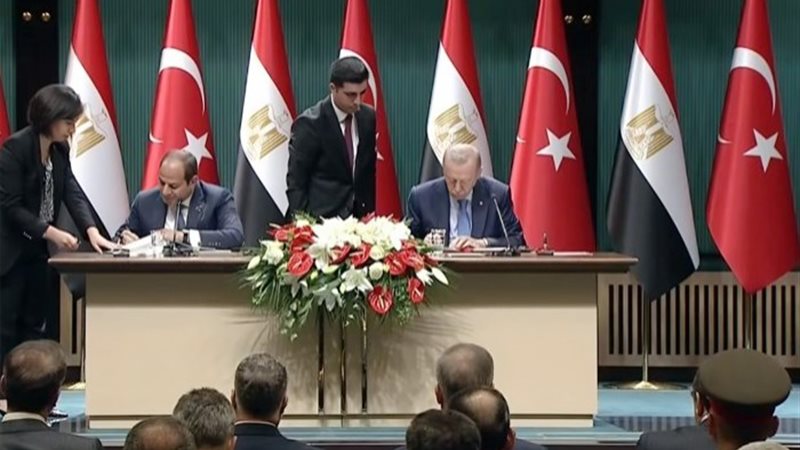 الرئيس السيسي ونظيره التركي