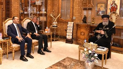 في ضيافة البابا تواضروس، الحوار الوطني يناقش بعض المشروعات التوسعية الجديدة