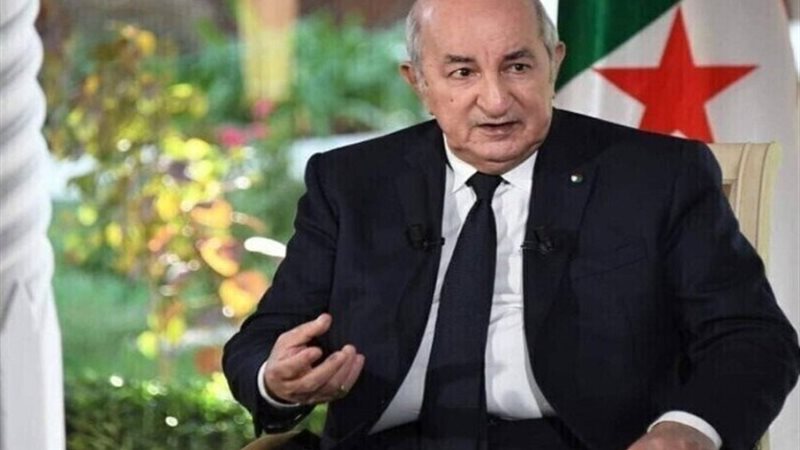 الرئيس الجزائري عبد المجيد تبون