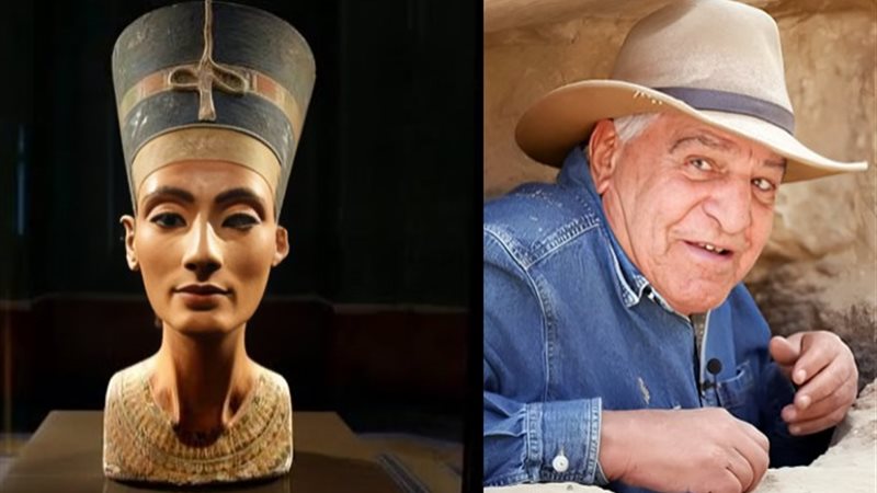 زاهي حواس ونفرتيتي