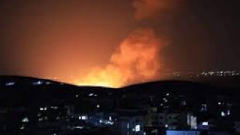 قصف إسرائيلي على سوريا_ أرشيفية