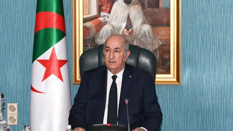 الرئيس الجزائري عبد المجيد تبون