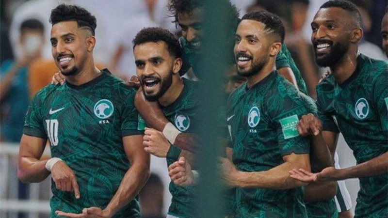 لاعبو منتخب السعودية