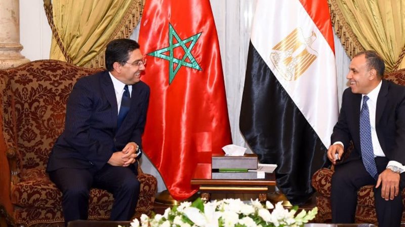 وزير الخارجية ونظيره المغربي