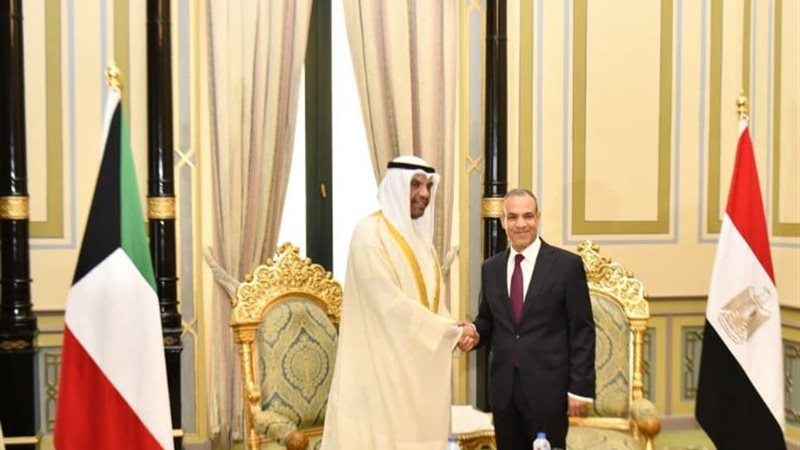 وزيرا الخارجية المصري والكويتي