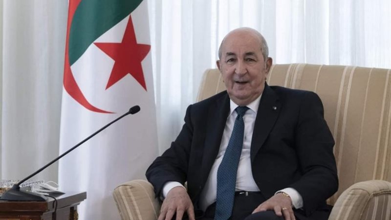 الرئيس الجزائري عبد المجيد تبون