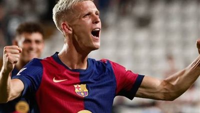 برشلونة يتلقى صدمة داني أولمو أمام موناكو في دوري أبطال أوروبا
