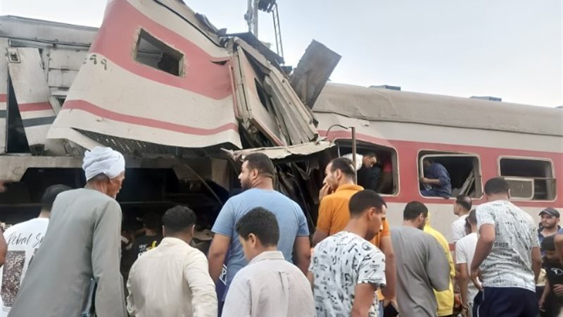 حادث قطارين الزقازيق