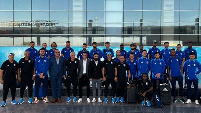 الهلال الليبي يصل برج العرب استعدادا لمواجهة المصري بالكونفدرالية
