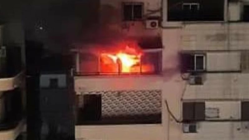 حريق شقة - ارشيفيه