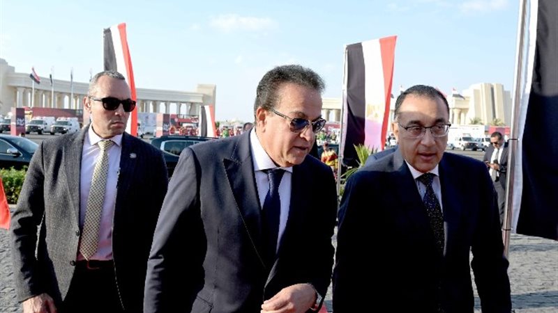 مصطفي مدبولي رئيس مجلس الوزراء خلال احتفالية مبادرة بداية