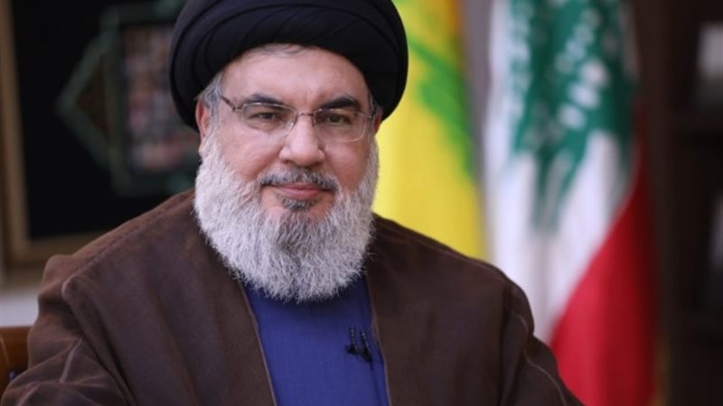 حسن نصر اللهن الأمين العام لحزب لله