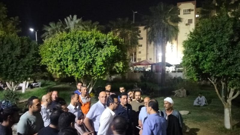 حريق في معهد أوراق سوهاج