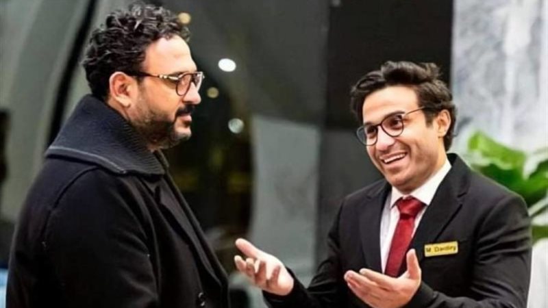 أحمد فهمي وأكرم حسني