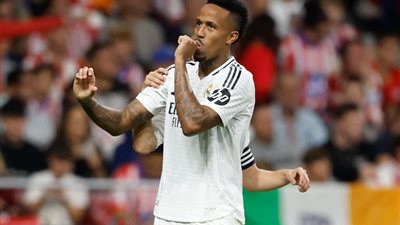 ميليتاو يسجل هدف تقدم ريال مدريد على أتليتكو في الدوري الإسباني