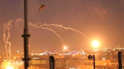استهداف قاعدة فكتوريا في مطار بغداد الدولي