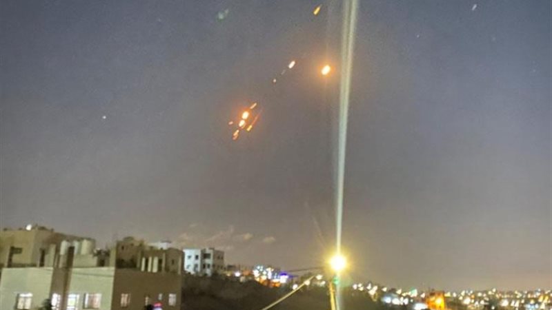 صواريخ إيرانية باتجاه إسرائيل