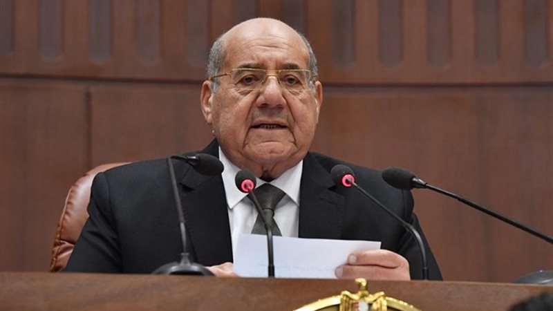 المستشار عبد الوهاب عبد الرازق رئيس مجلس الشيوخ
