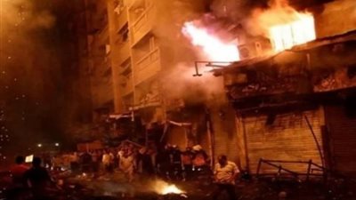«بسبب الشفاط» المعاينة الأولية تكشف سبب حريق محل حارة اليهود
