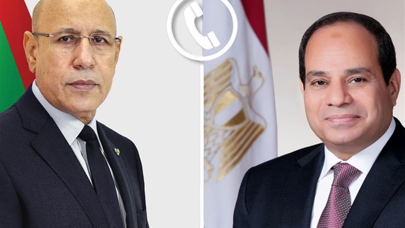الرئيس السيسي ونظيره الموريتاني 