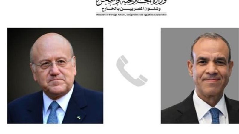 وزير الخارجية ونظيره اللبناني