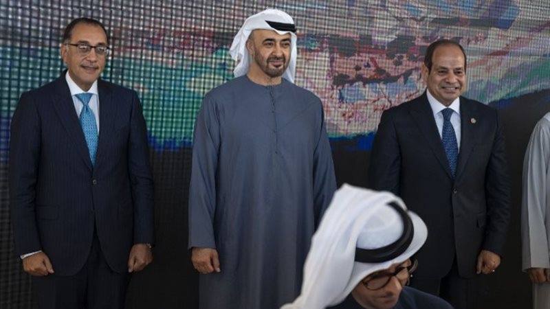 خلال توقيع مراسم الاتفاقية
