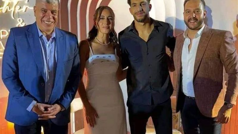خطوبة مصطفى شوبير