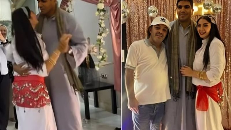 علاء مرسي في حنة ابنته