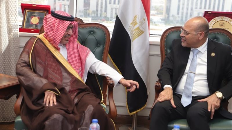 وزير العمل والسفير السعودي بالقاهرة