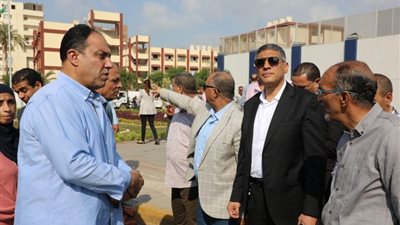 محافظ الجيزة يتفقد أعمال التطوير بمحيط محطة قطارات بشتيل