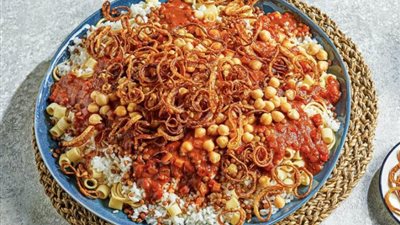 «أكلة مصرية أصيلة»، طريقة عمل كشري في حلة واحدة