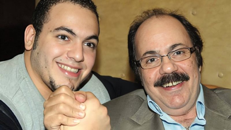 طلعت زكريا وابنه