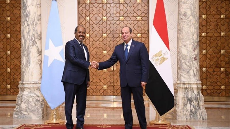 الرئيس السيسي ونظيره الصومالي - أرشيفية