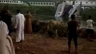«الصحة»: 20 مصابًا في حادث تصادم قطاري المنيا