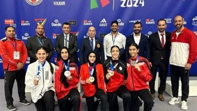 7 ميداليات حصيلة رابع أيام بطولة العالم لناشئي وشباب الكاراتيه في إيطاليا