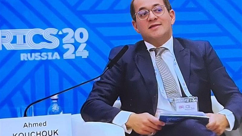 أحمد كجوك وزير المالية خلال المؤتمر