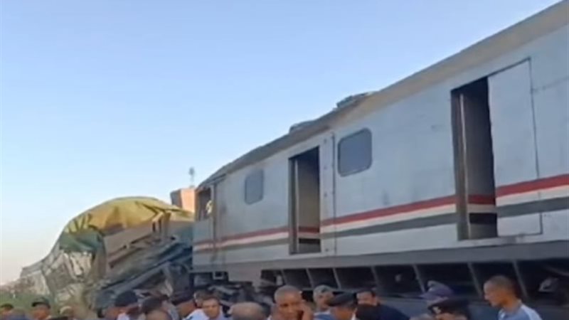 حادث قطاري المنيا